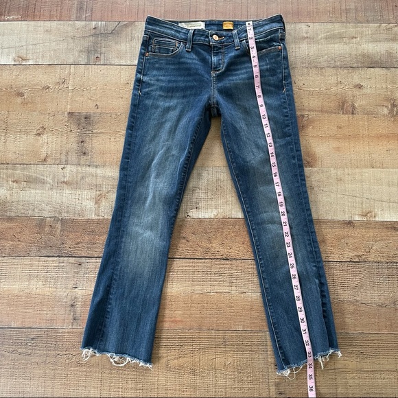Anthroplogie Pilcro and the letterpress Anthro Straight Leg STET Jeans Raw Hem - Picture 7 of 10